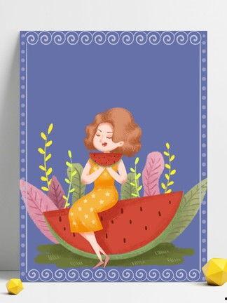 娱乐圈吃瓜素材背景图女,揭秘“吃瓜女孩”背后的故事